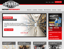 Tablet Screenshot of factorymotorparts.com